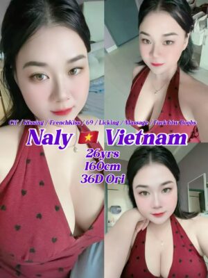 Naly 26yo 36D From Vietnam 🇻🇳 Lady