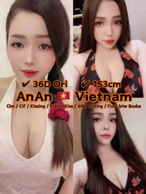 AnAn 25yo 36D From Vietnam 🇻🇳 Lady