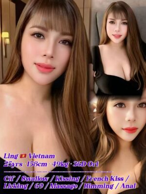 Ling 25yo 36D From Vietnam 🇻🇳 Lady